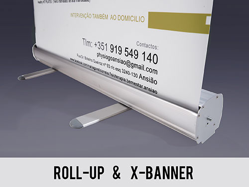 Roll-ups e X-banner